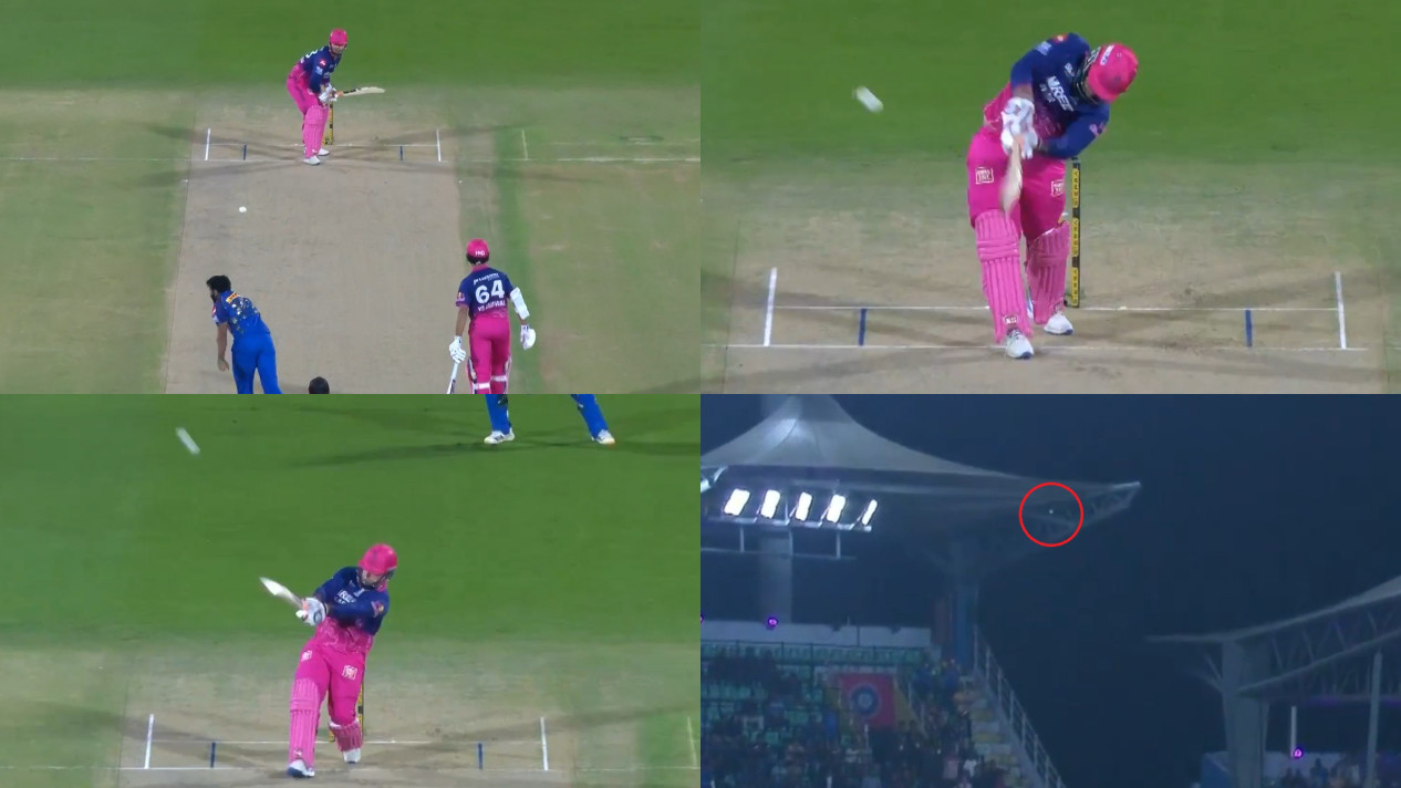 IPL 2026: WATCH- Vaibhav Sooryavanshi’s two audacious sixes against Jasprit Bumrah in one over