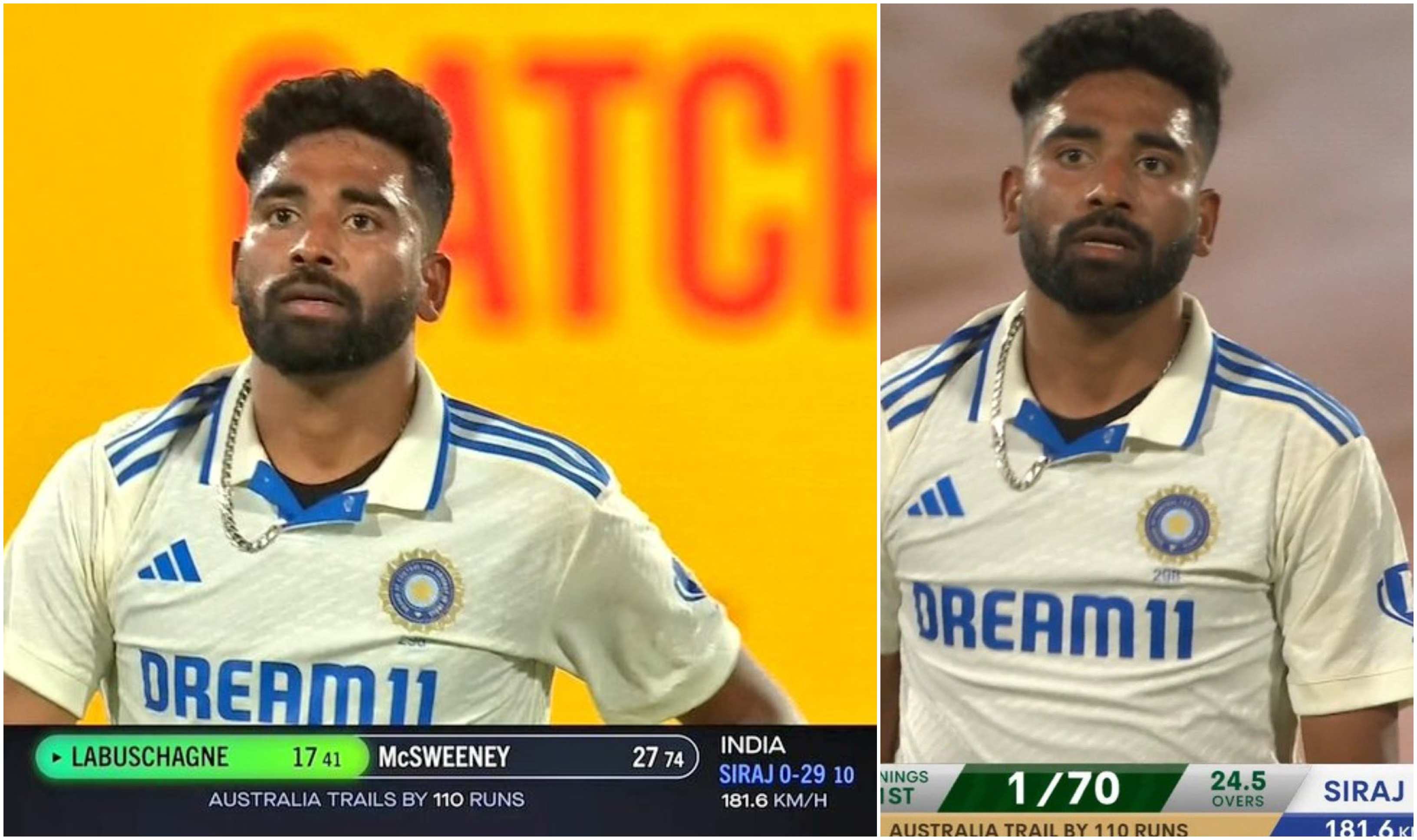 Mohammed Siraj | Screengrab