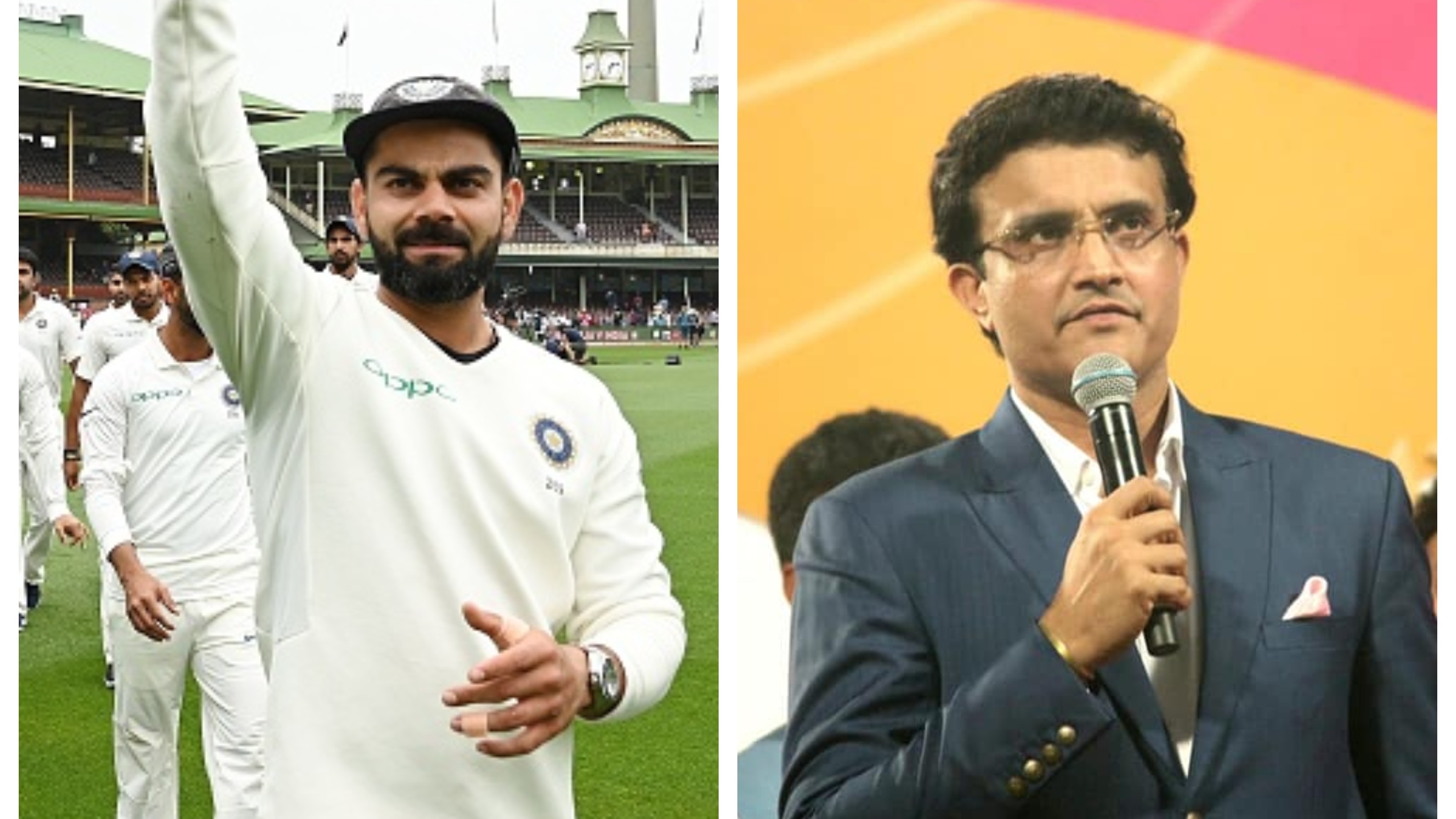 AUS v IND 2020-21: India's Test series fortunes dependent on Kohli's captaincy - Ganguly 