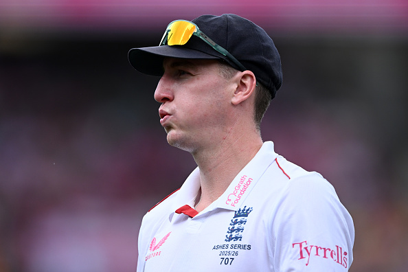 Harry Brook endured a poor Ashes series, with 358 runs in 10 innings without a century | Getty