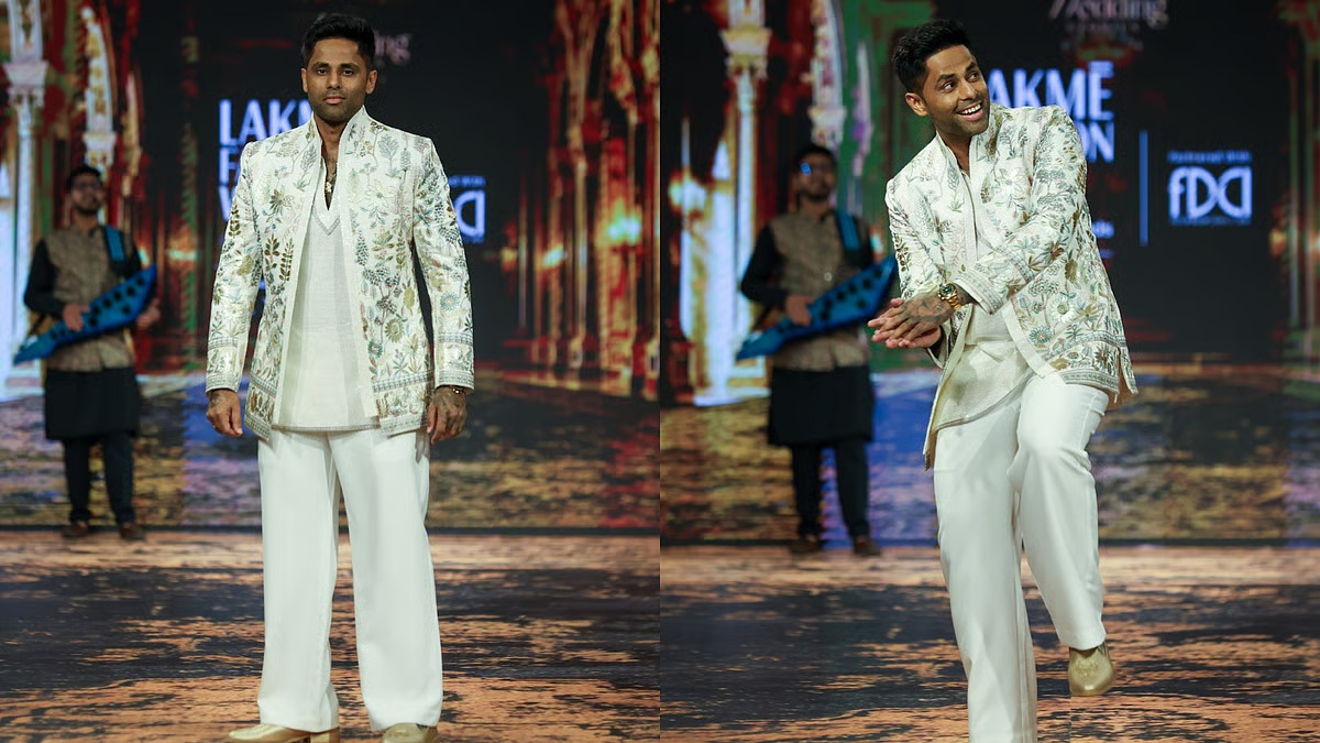 Suryakumar Yadav turned showstopper for Ethnix by Raymond | X
