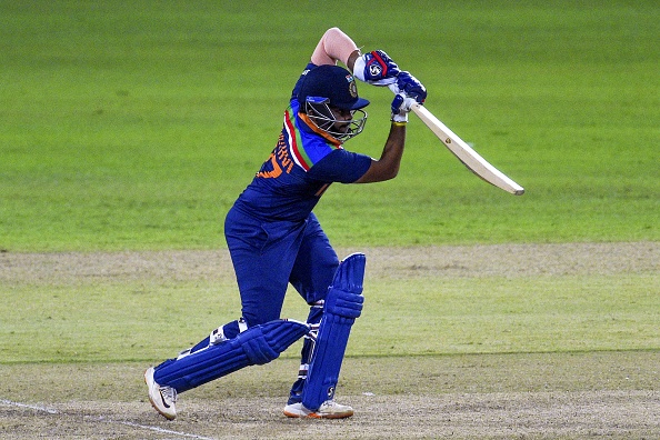 Prithvi Shaw in action during the ODI match against Sri Lanka | Getty