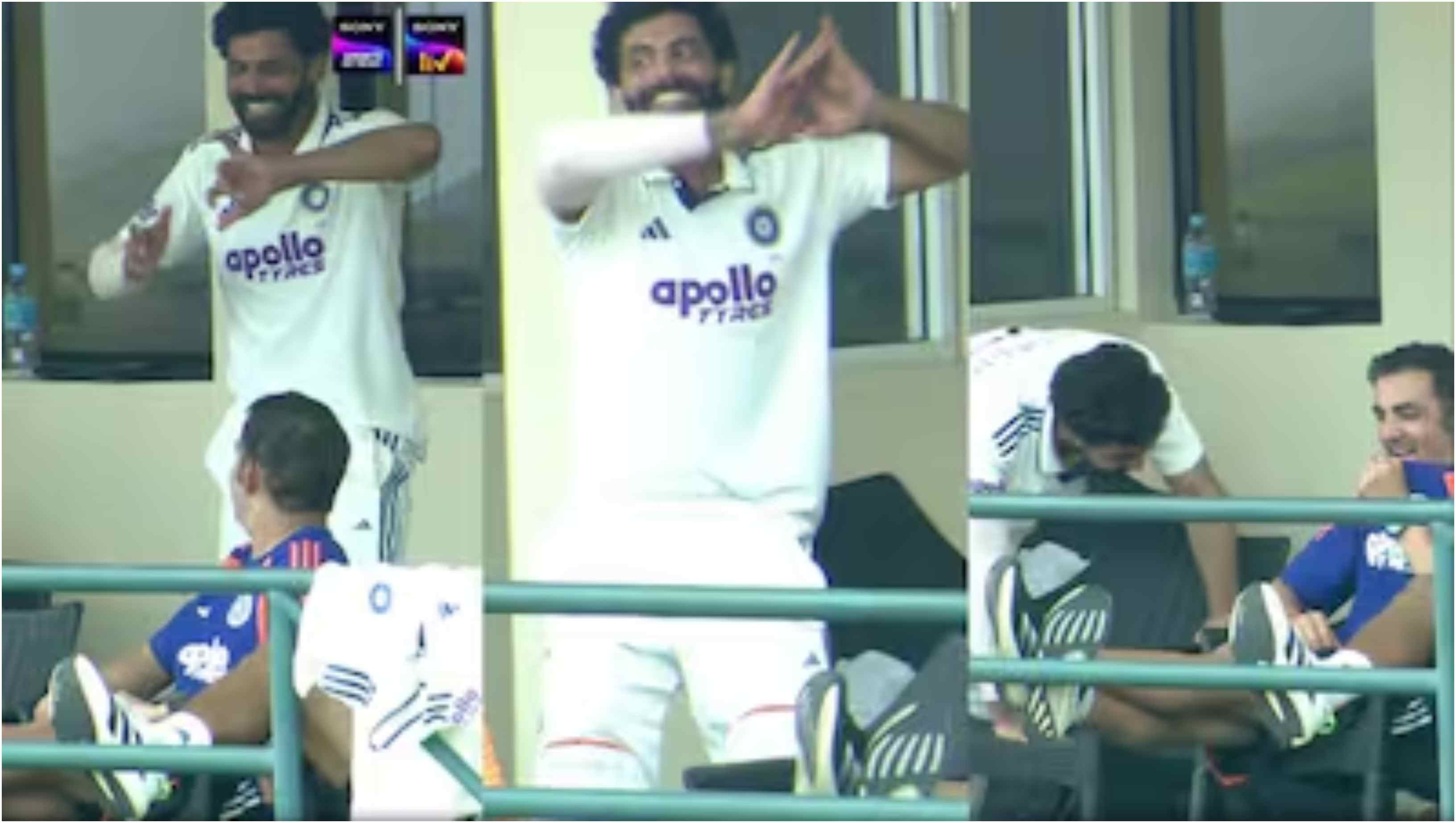 Ravindra Jadeja mimicking Kuldeep Yadav's bowling action | Sony Sports