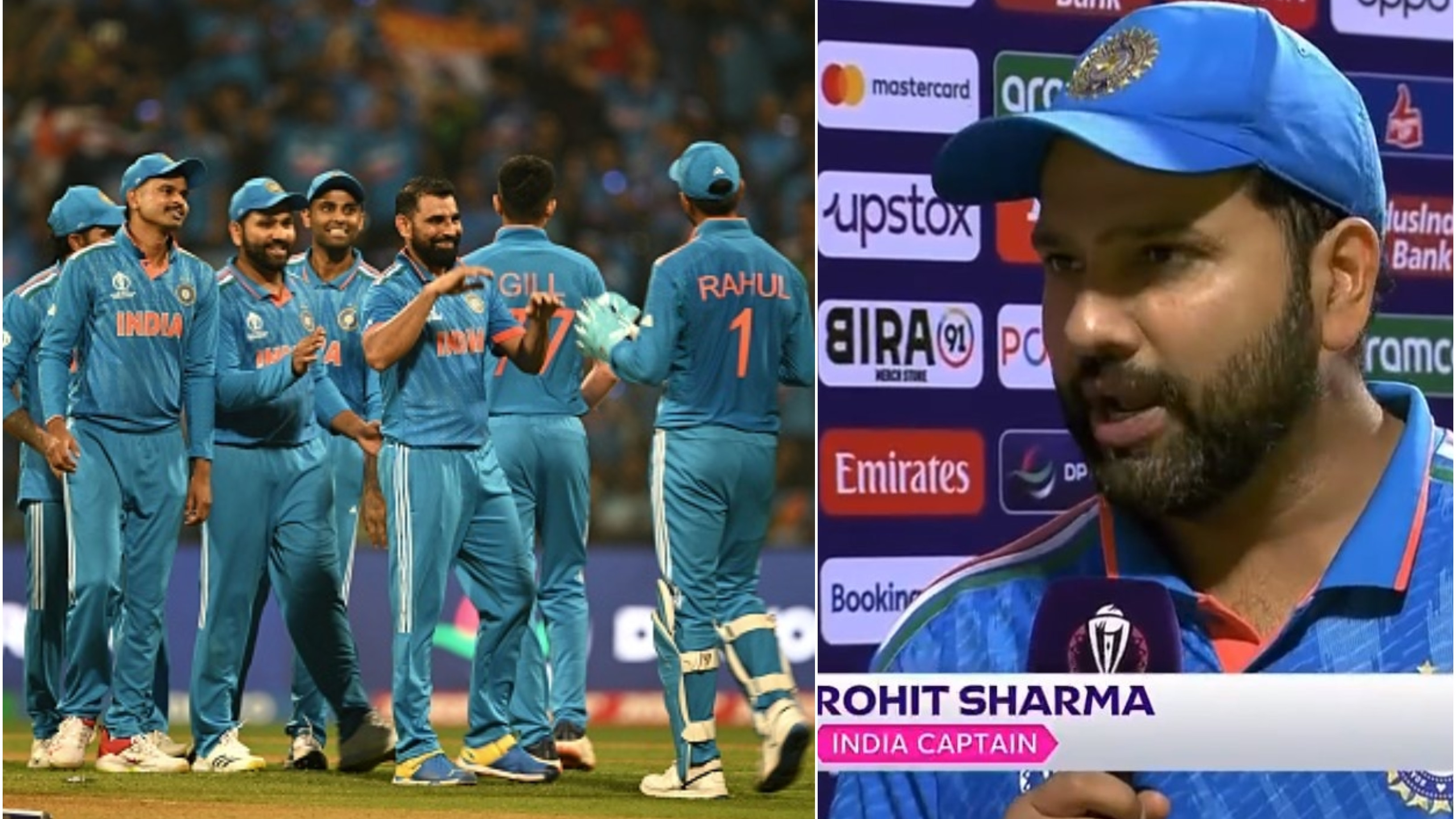 CWC 2023: “Very happy knowing that we have officially qualified,” says Rohit Sharma after India rout Sri Lanka to enter semis