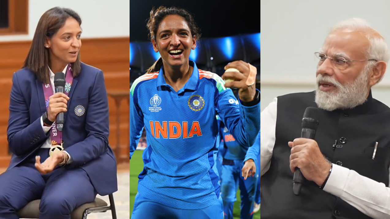 WATCH- “Part of God’s plan”- Harmanpreet Kaur tells PM Modi why she pocketed the match ball after World Cup win