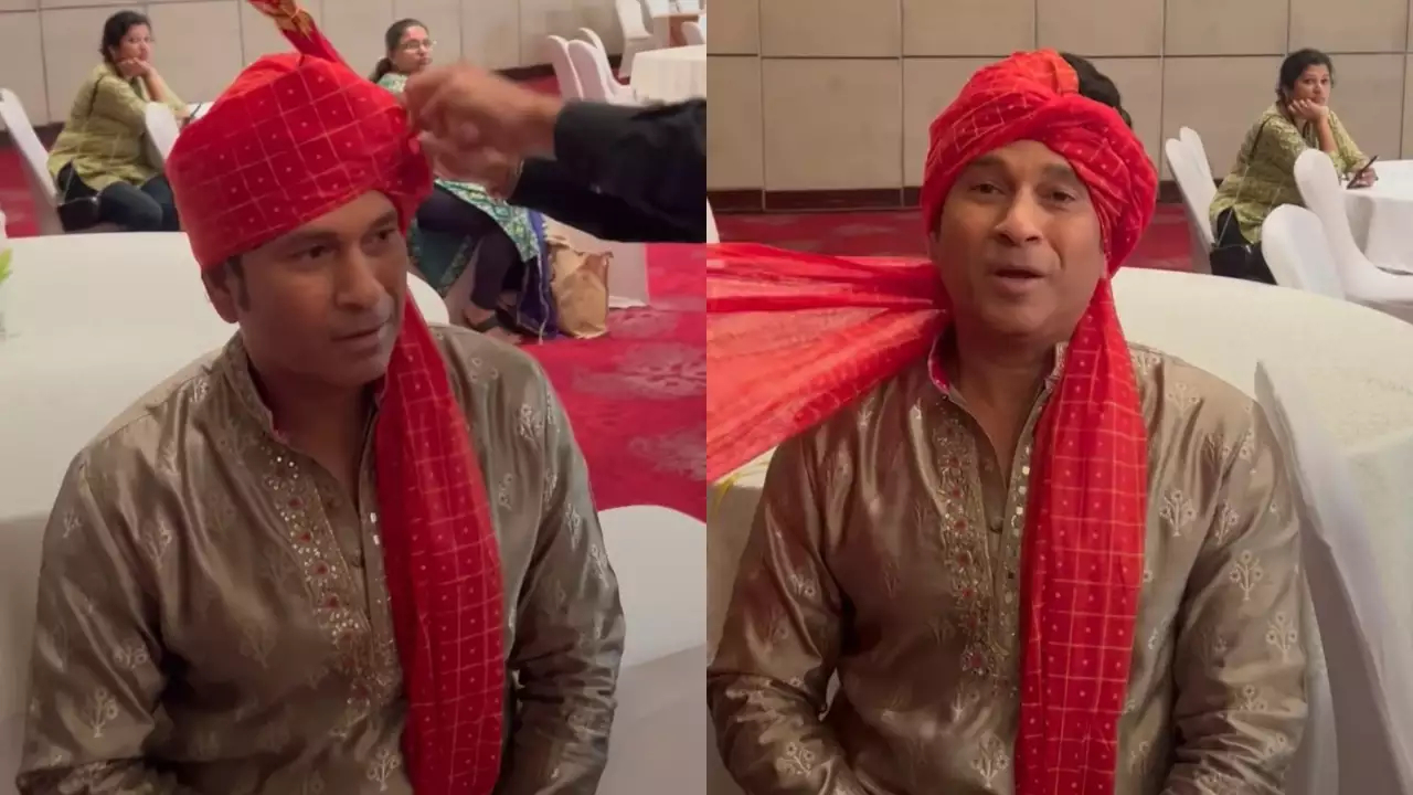 Sachin Tendulkar shared a video of him attending the wedding of his elder brother's daughter  | Instagram