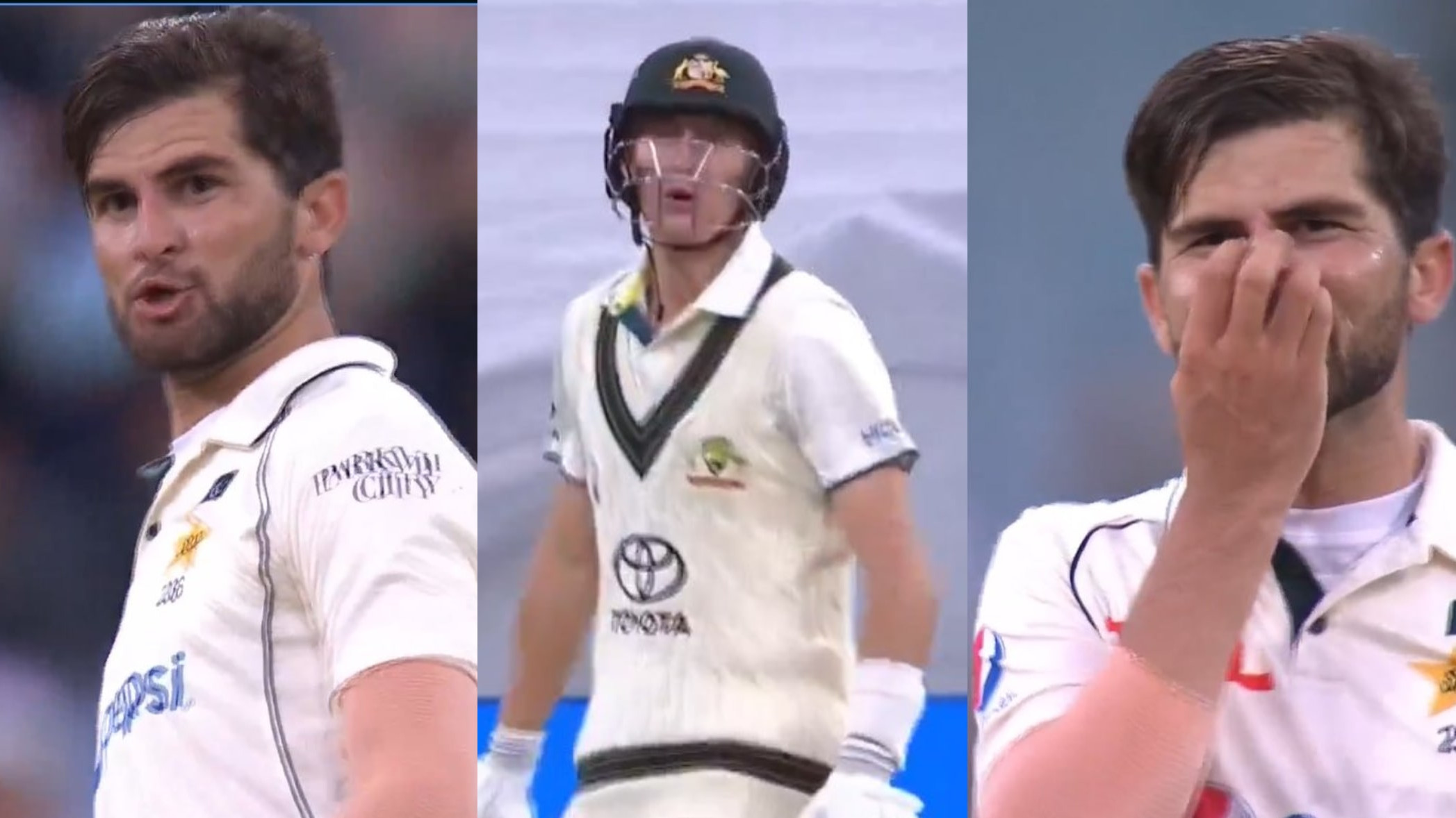 AUS v PAK 2023-24: WATCH- Shaheen Afridi sledges Marnus Labuschagne amidst intense duel