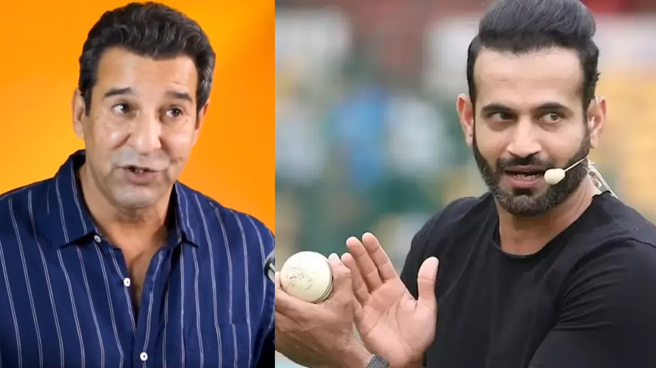 Wasim Akram and Irfan Pathan | X