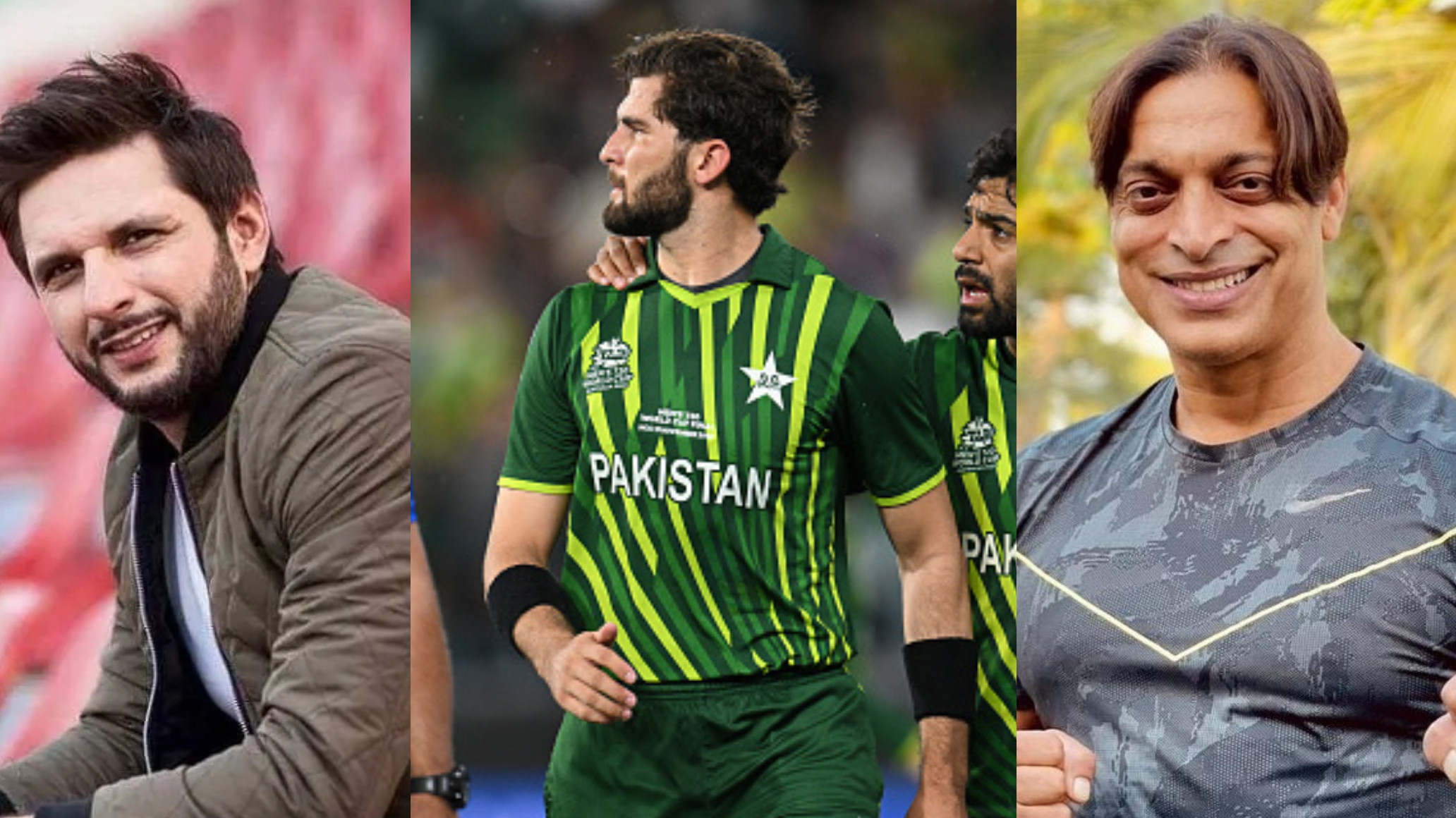 ‘Leave him alone’- Shahid Afridi reacts to Shoaib Akhtar's criticism of Shaheen Afridi for not pushing himself in T20 WC final
