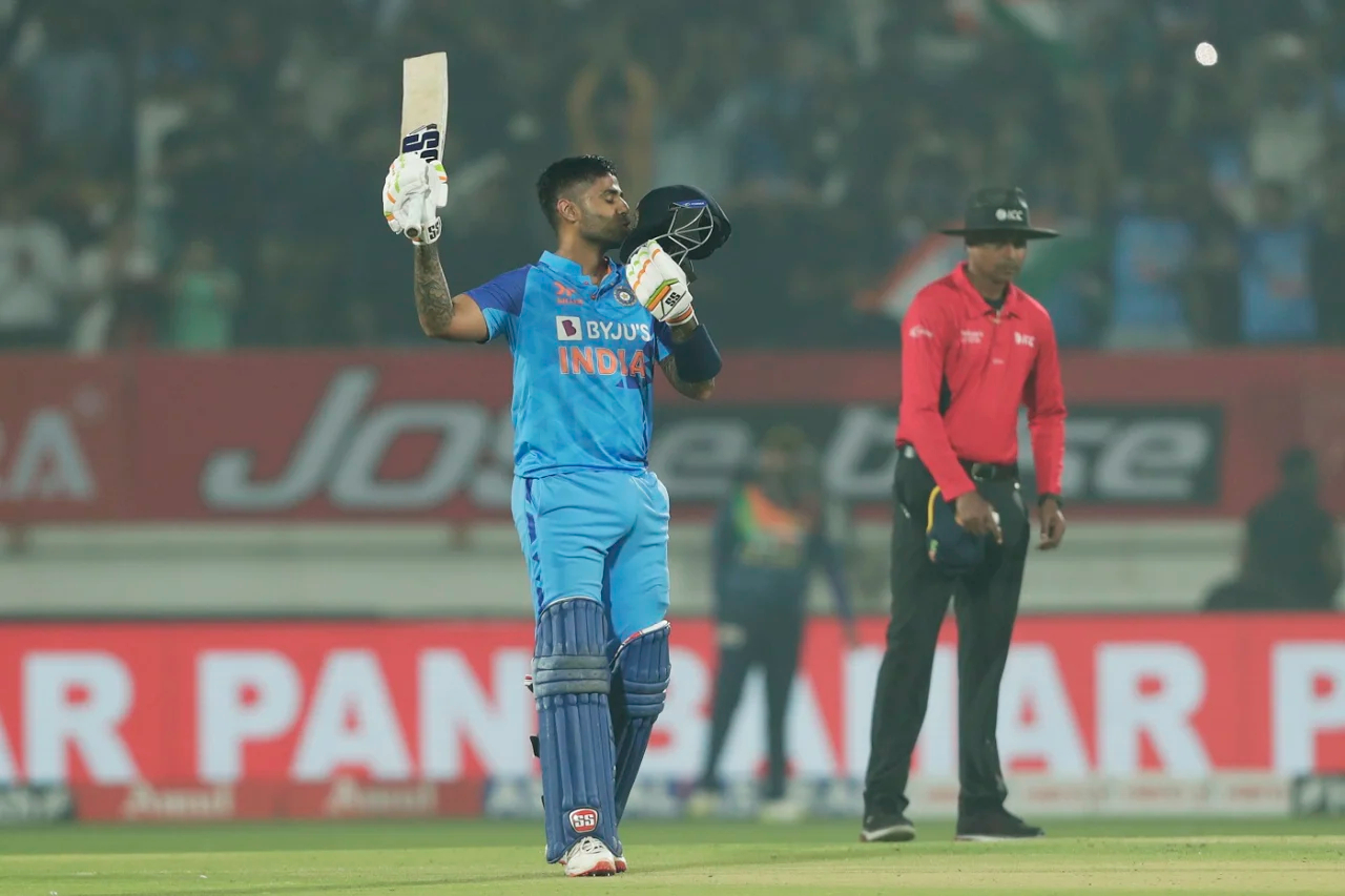 Suryakumar Yadav hit his third T20I century in 3rd match against Sri Lanka | BCCI