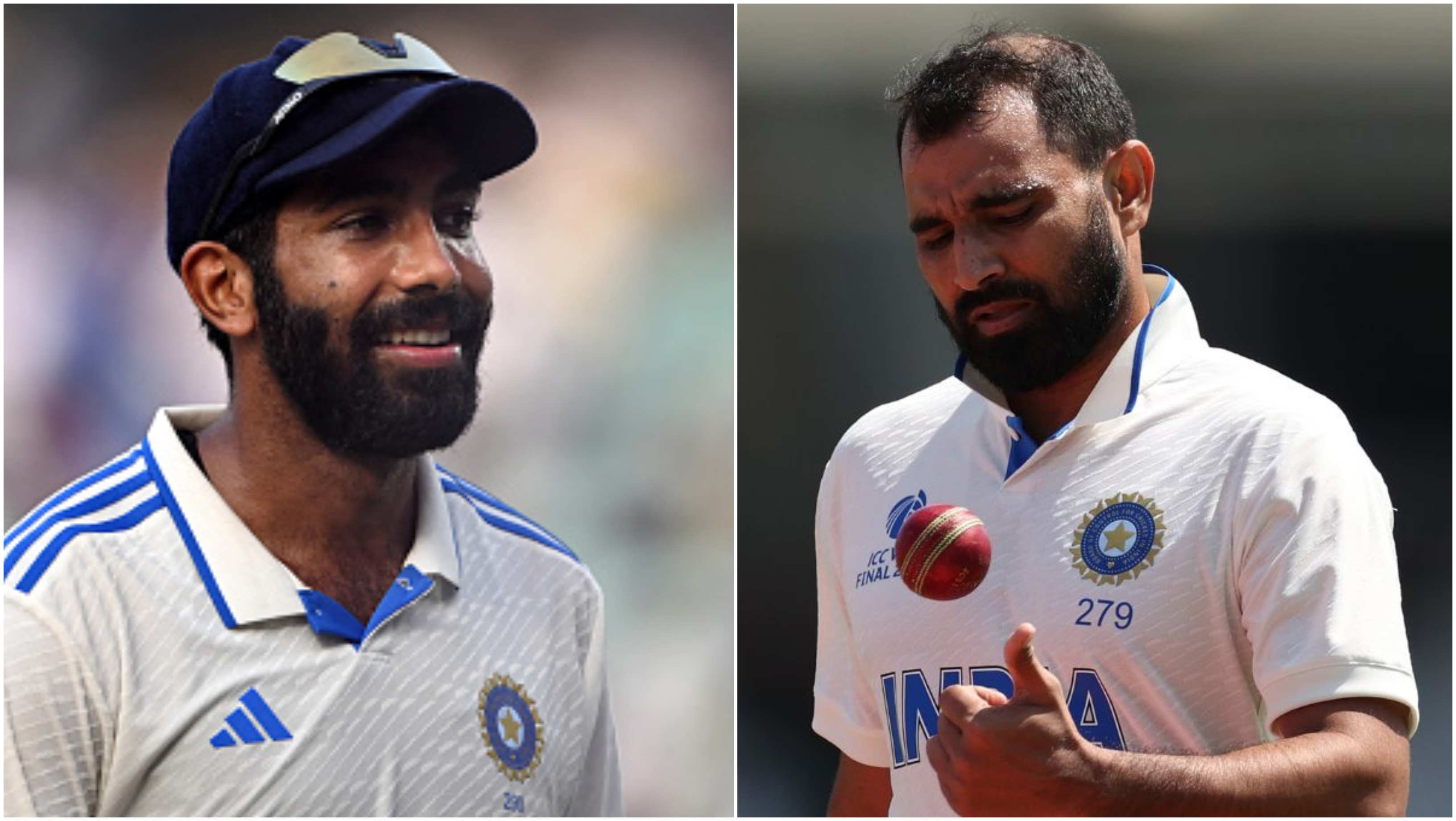 Jasprit Bumrah and Mohammad Shami | Getty