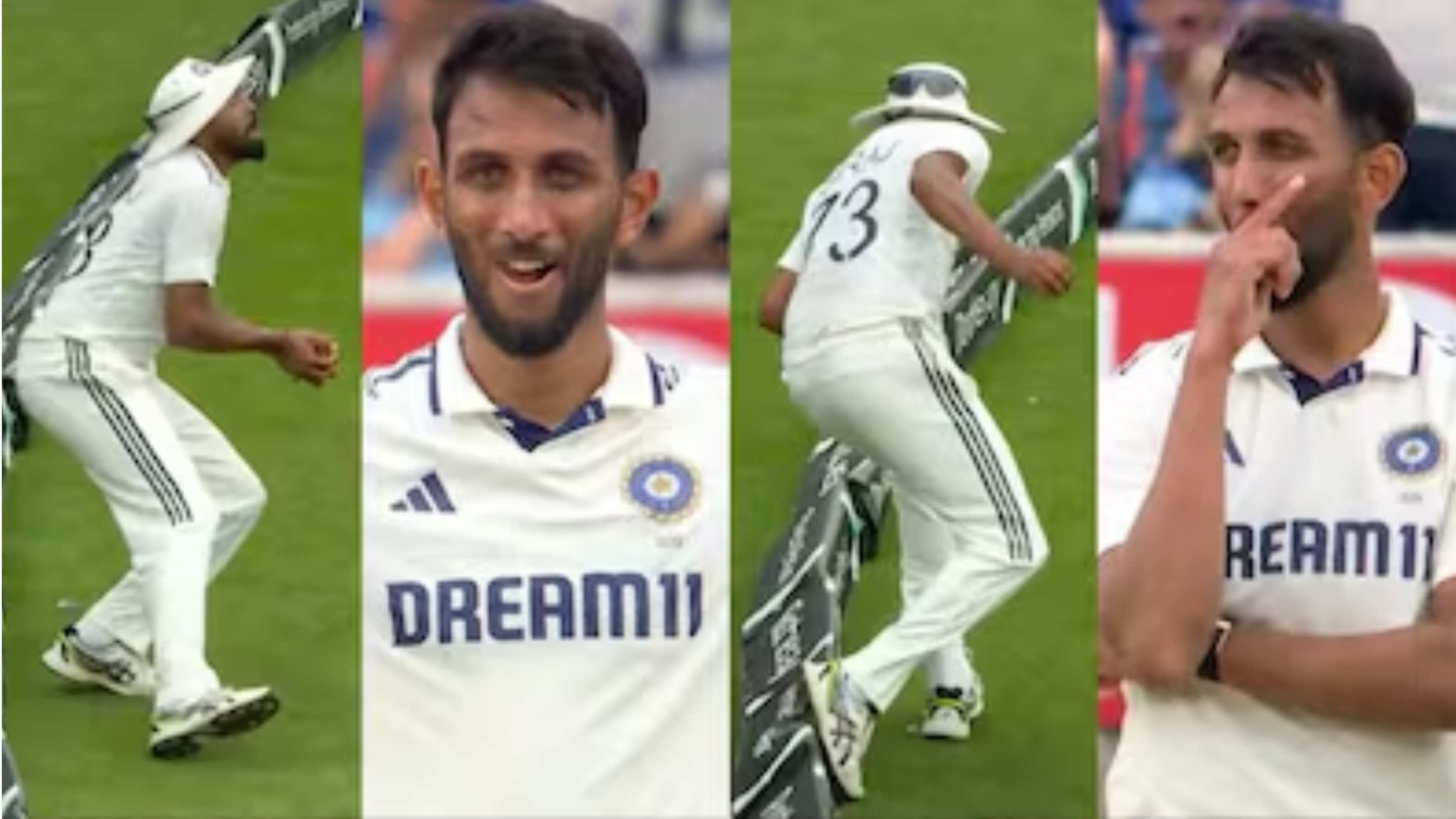 ENG v IND 2025: WATCH - Prasidh Krishna’s shell-shocked reaction goes viral as Siraj gives reprieve to Brook near boundary ropes