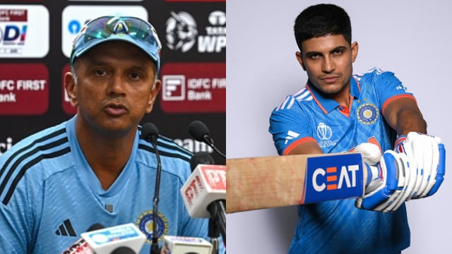 CWC 2023: Rahul Dravid provides major update on Shubman Gill's health