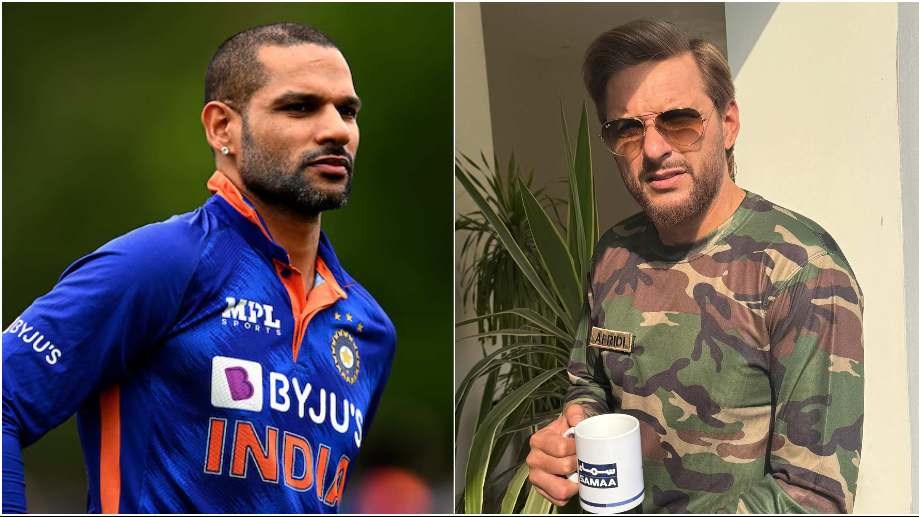 “Aao tumhe chai pilata hoon”: Shahid Afridi’s distasteful retort to Shikhar Dhawan’s 'Kargil mein haraya tha' tweet