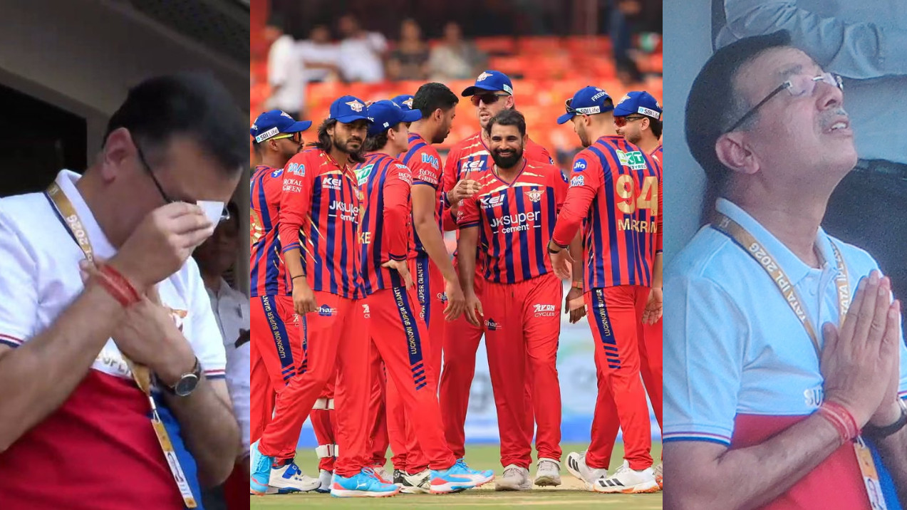IPL 2026: Fans react as Sanjiv Goenka prays in relief after Mohammad Shami, Prince Yadav rip through SRH top order