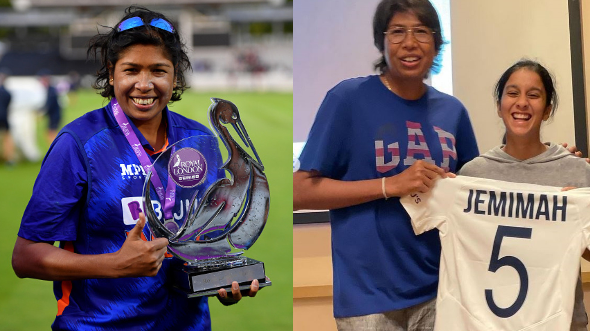 Jemimah Rodrigues pays emotional tribute to Jhulan Goswami with a heartfelt post 