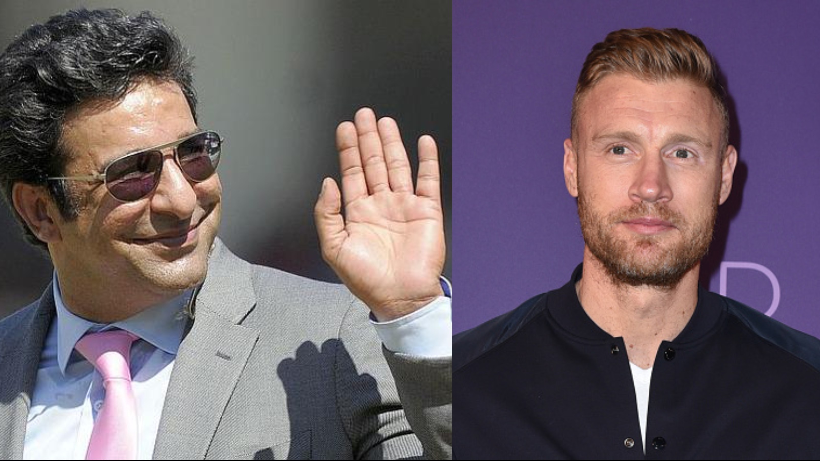 Wasim Akram played a massive part in my career, says Andrew Flintoff