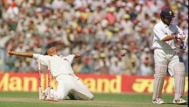 Tendulkar was dismissed for a golden duck for the first and only time in his Test career | Getty