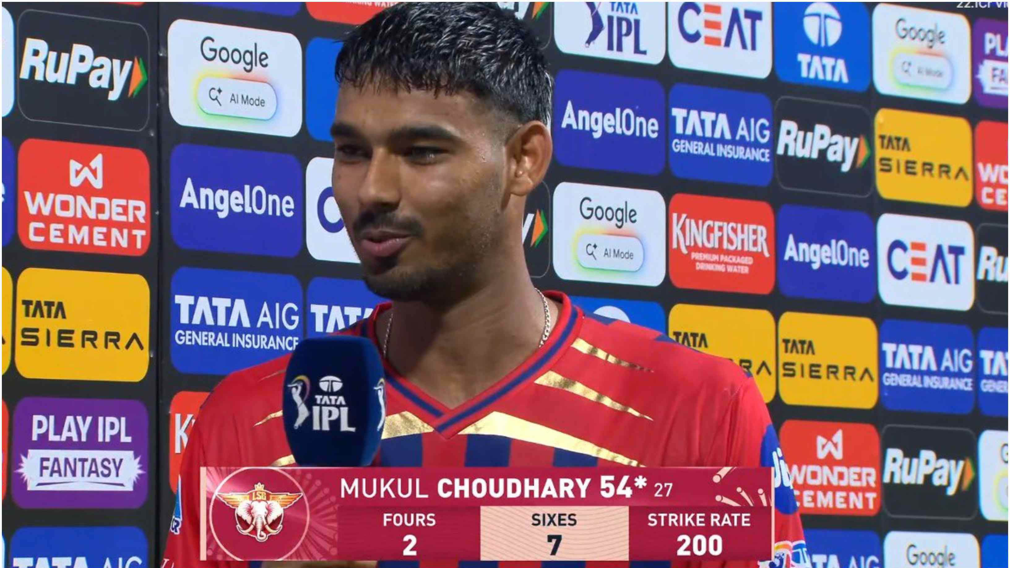 IPL 2026: WATCH – “I focus on opportunity, not pressure,” Mukul Choudhary after powering LSG to last-ball win over KKR