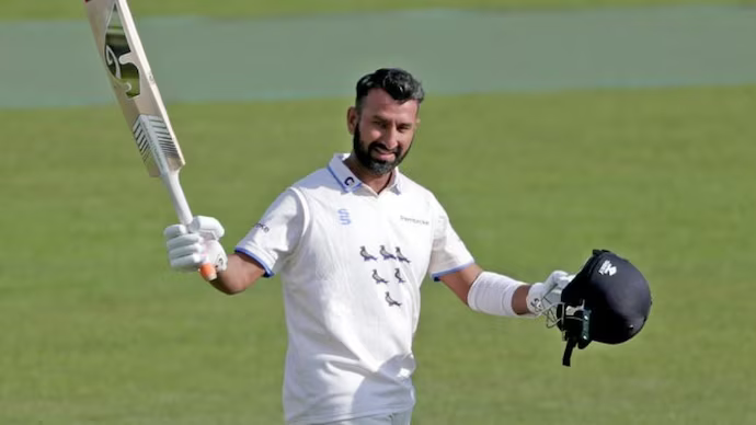 Pujara has played 18 County games for Sussex in three seasons | Getty