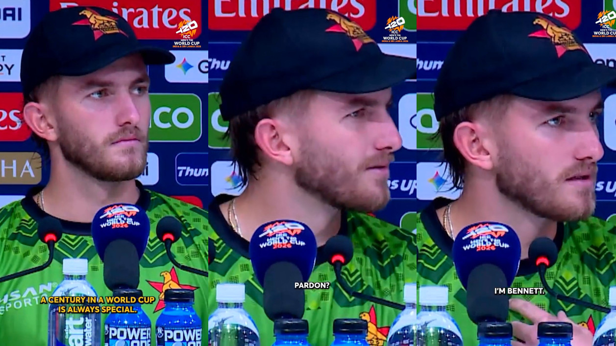 T20 World Cup 2026: WATCH- “I’m Bennett