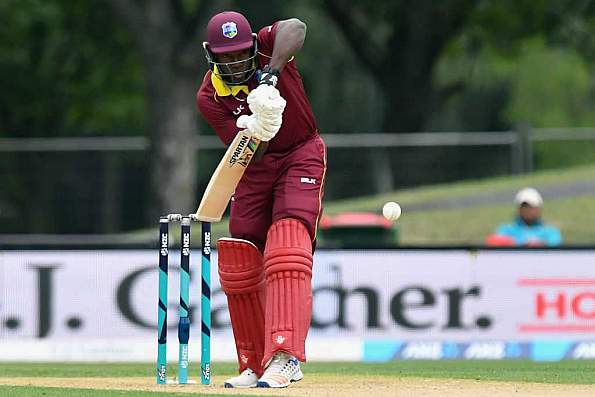 Powell got out for just 1 as West Indies succumbed to an eight wicket defeat | Getty 