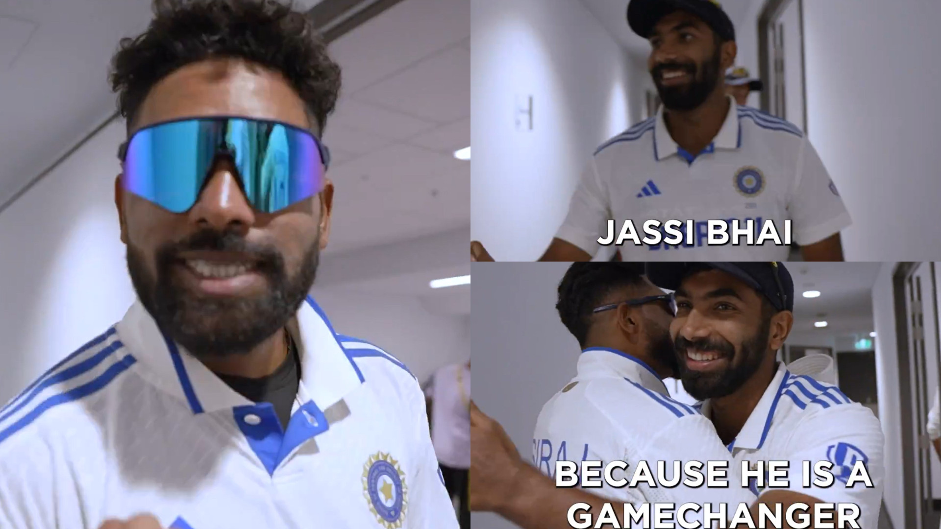 BGT 2024: WATCH- Mohammed Siraj’s viral “Jassi bhai, gamechanger’ moment with Jasprit Bumrah after Perth Test win