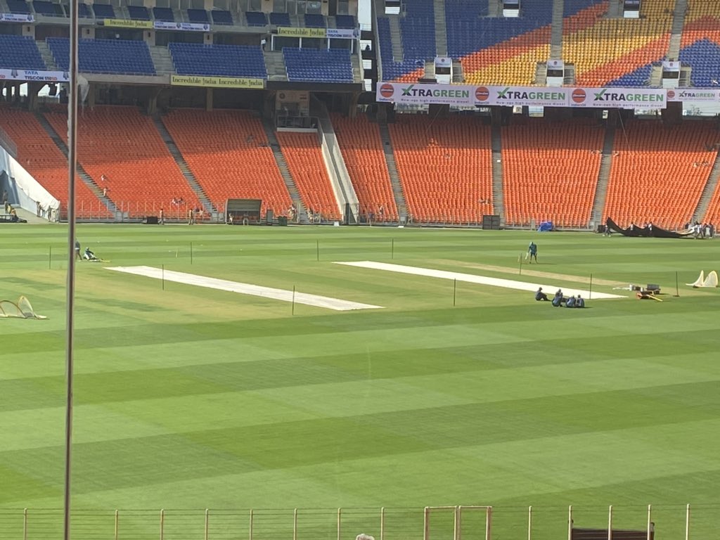 The Ahmedabad pitch is the center of attention ahead of fourth Test | Twitter