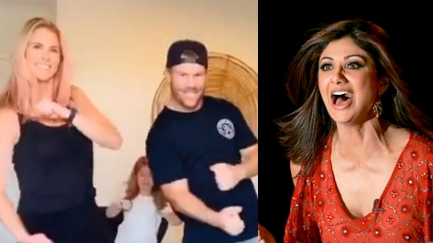 WATCH- David Warner dances with wife Candice, tags Shilpa Shetty and asks people who was better