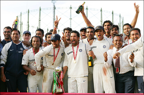 Rahul Dravid led India to their last Test series win in England in 2007 | Getty