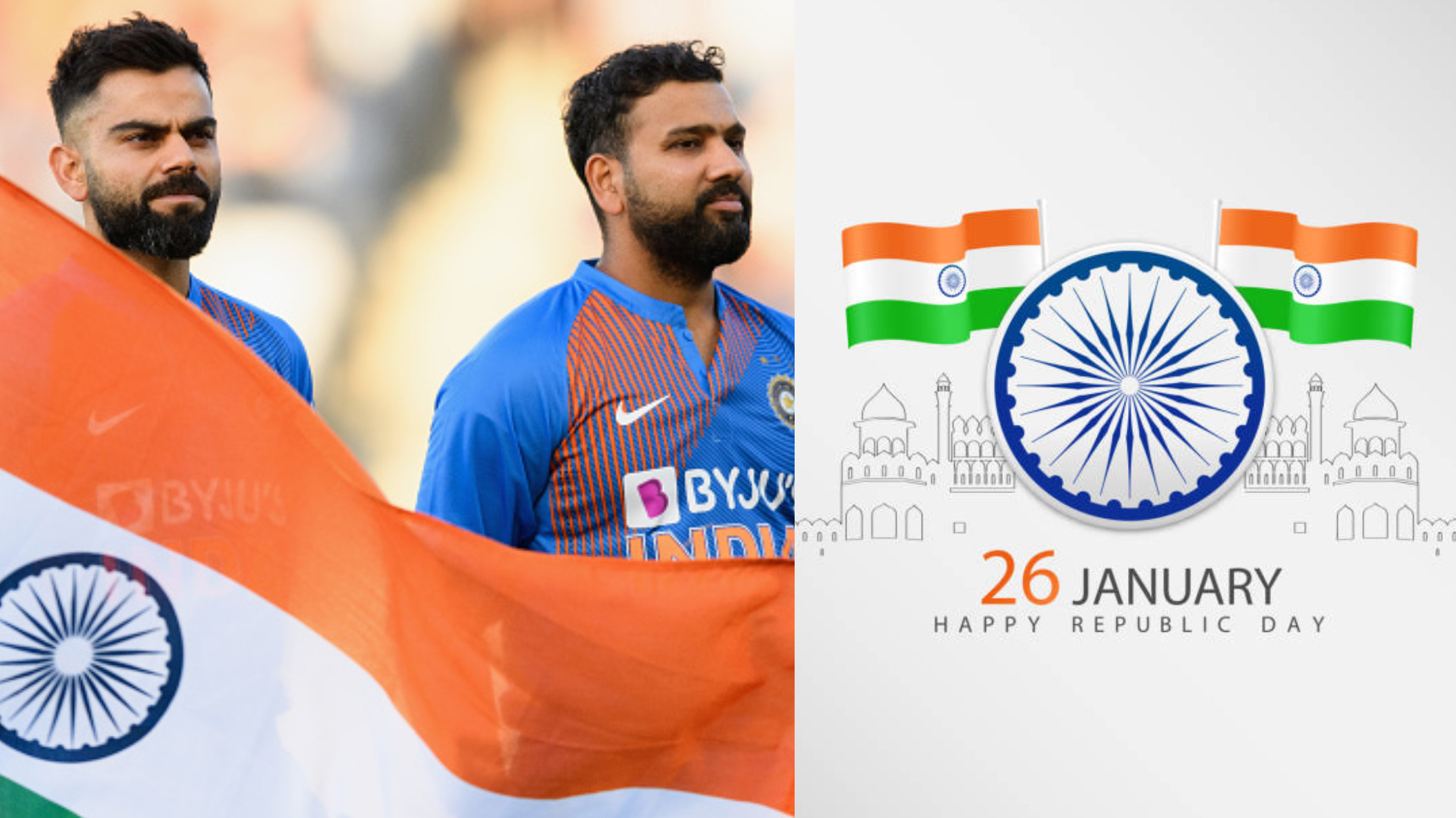 Team India and former India cricketers send wishes to country on 73rd Republic Day