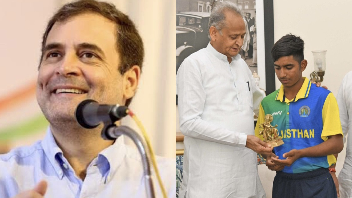 Rahul Gandhi praises 16-year-old boy from Rajasthan for his bowling; CM Ashok Gehlot says he will be trained at cricket academy