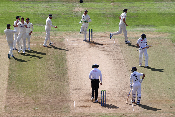 Ollie Robinson dismissed Virat Kohli for the second time in the series | Getty Images