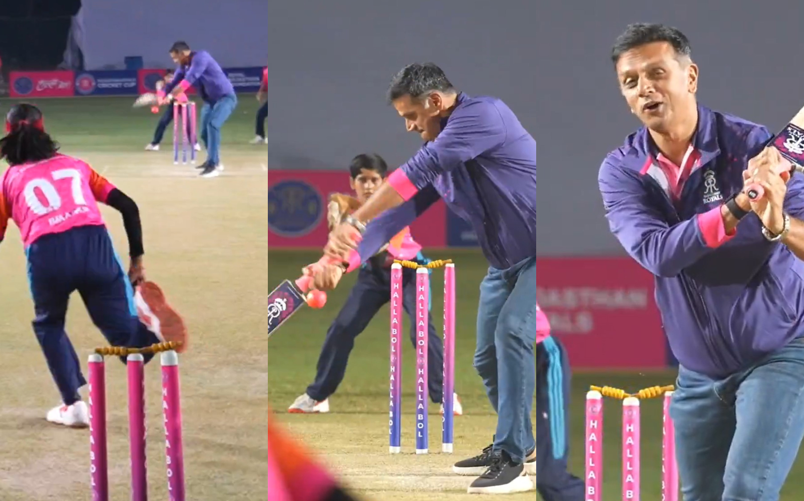 Rahul Dravid was beaten a couple of times by good balls by girl bowlers | RR X