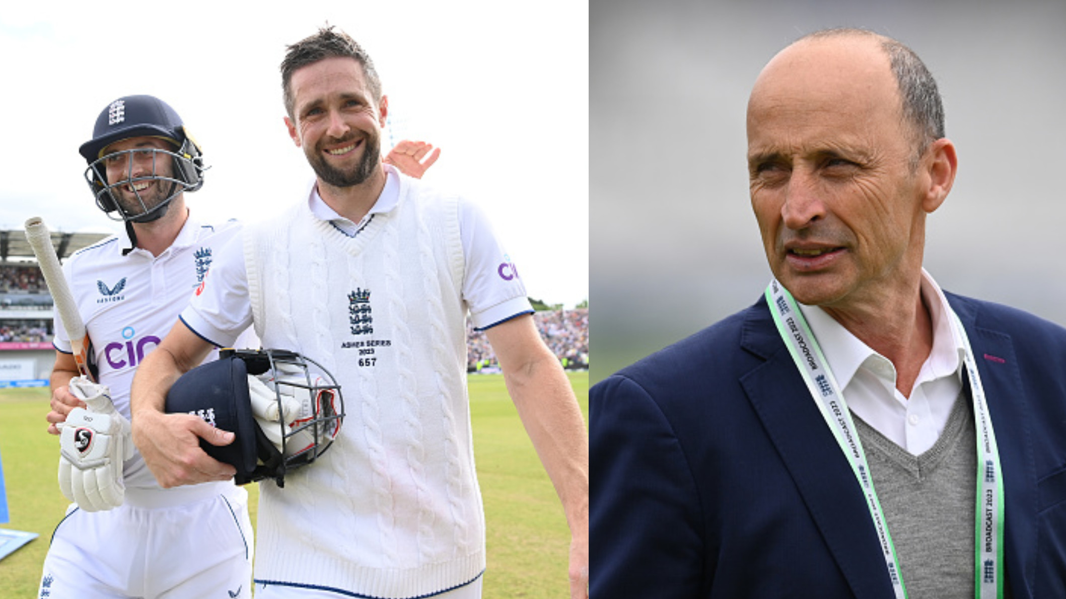 Ashes 2023: “Brilliant game of cricket”- Nasser Hussain lauds Wood and Woakes after England's win in Leeds