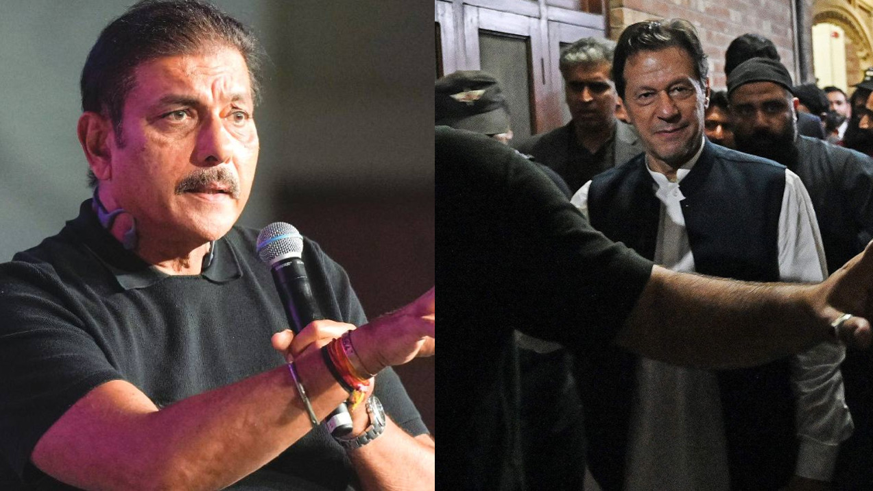 “No one treats a human being like that”- Ravi Shastri on Imran Khan’s imprisonment; calls him a “magnificent all-round cricketer”