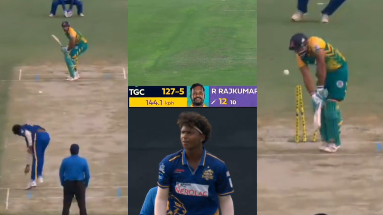 WATCH- Deepesh Devendran impresses with speed in TNPL 2026, clocks 140-146 kph consistently