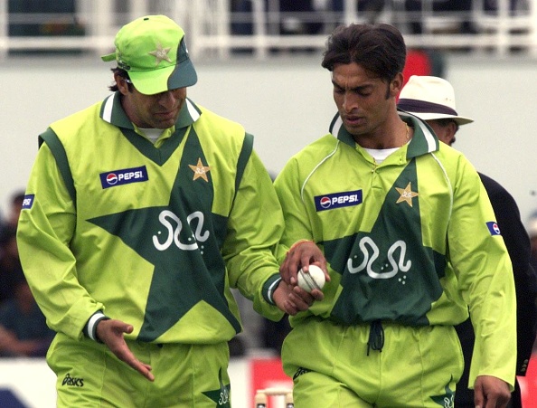 Shoaib Akhtar and Wasim Akram | Getty