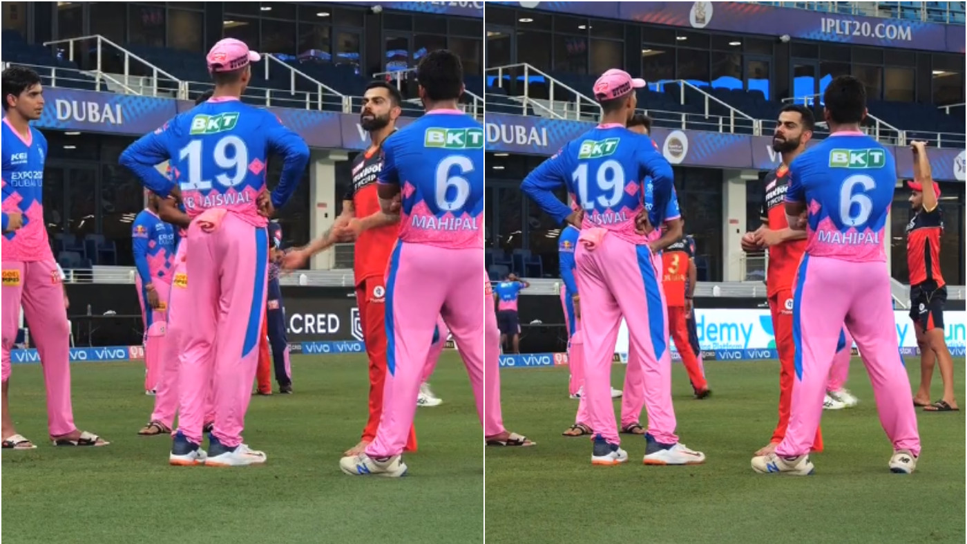 IPL 2021: WATCH - Virat Kohli interacts with Rajasthan Royals' youngsters after the match