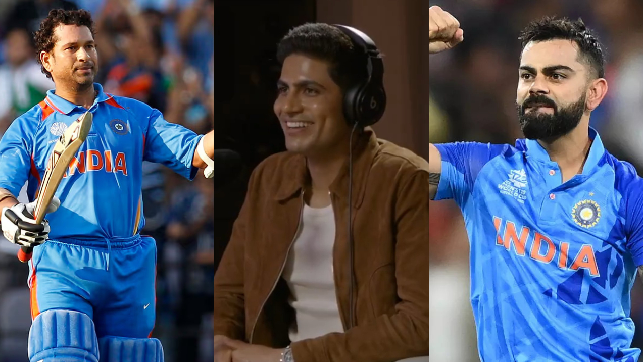 Shubman Gill named Virat Kohli and Sachin Tendulkar as his cricketing idols | X