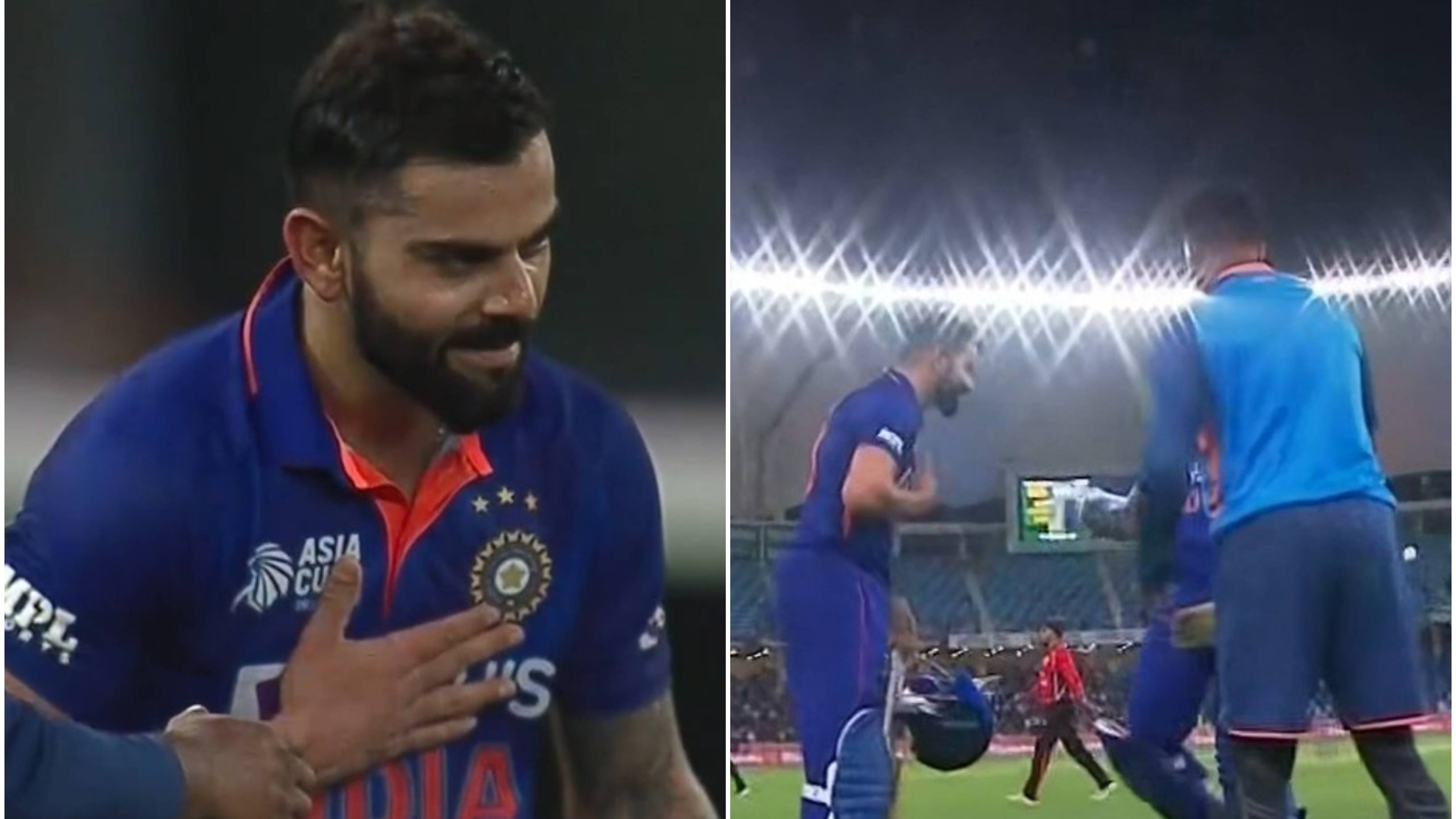 Asia Cup 2022: WATCH – Virat Kohli bows down to Suryakumar Yadav after his breathtaking 68* against Hong Kong