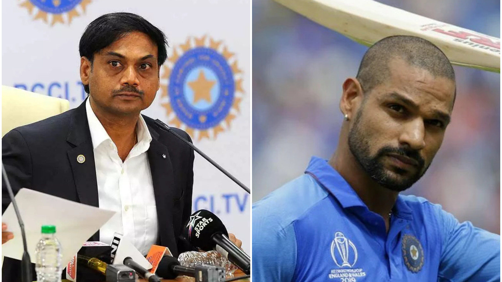 “They could have given Dhawan an opportunity in this series before completely overlooking him,” says MSK Prasad