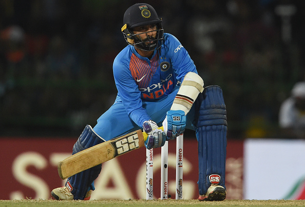 Dinesh Karthik slammed 22 runs off Rubel Hossain in the 19th over of the chase | Getty