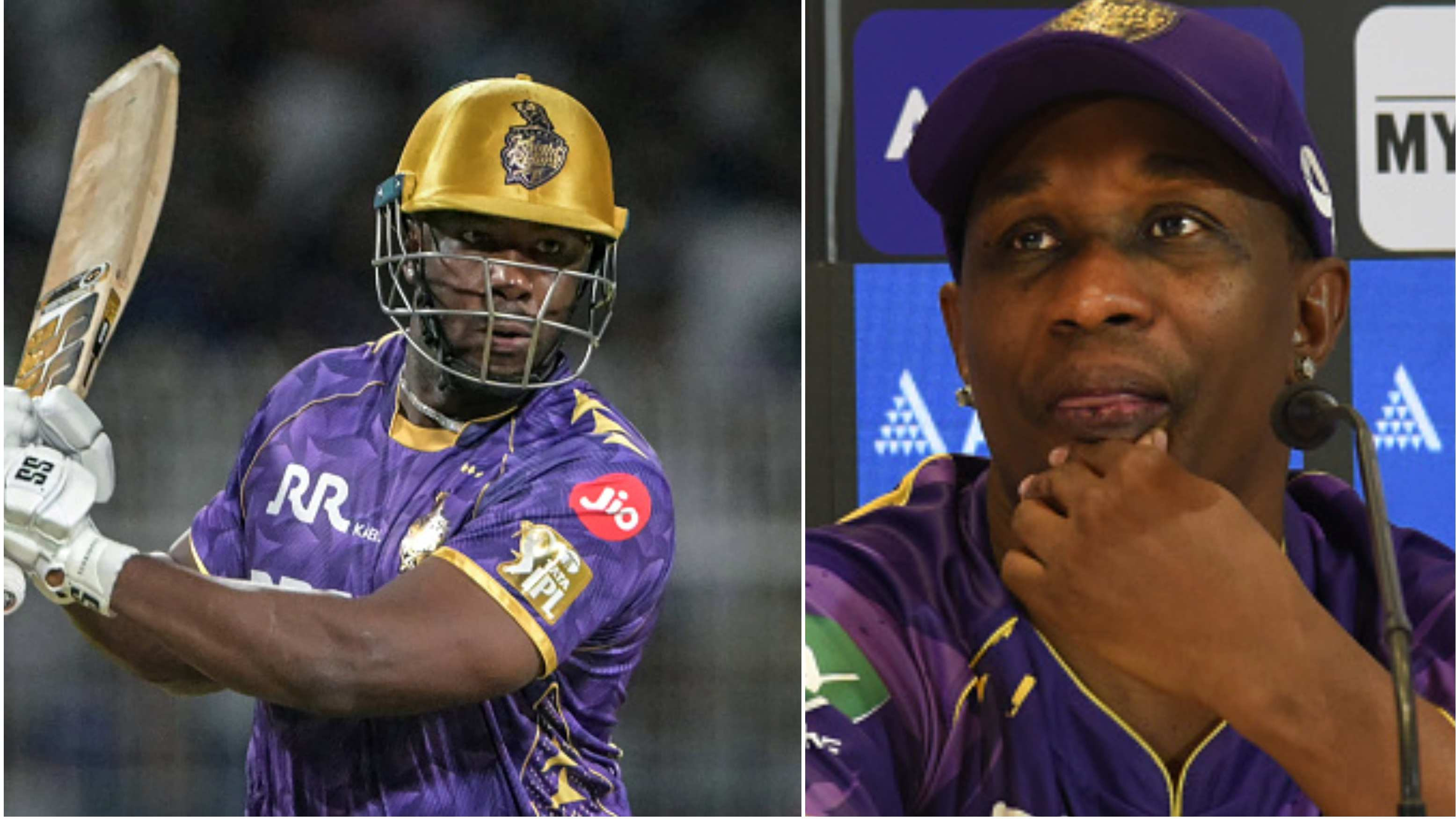 “Not the only one struggling,” KKR mentor Dwayne Bravo defends Andre Russell amidst poor show in IPL 2025