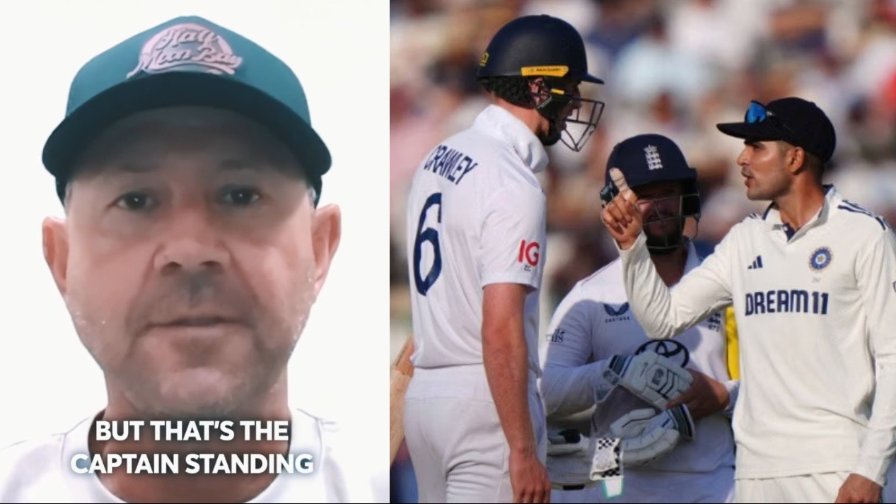 ENG v IND 2025: WATCH- ‘It was out of character for Shubman Gill’- Ricky Ponting on Lord’s Test controversy