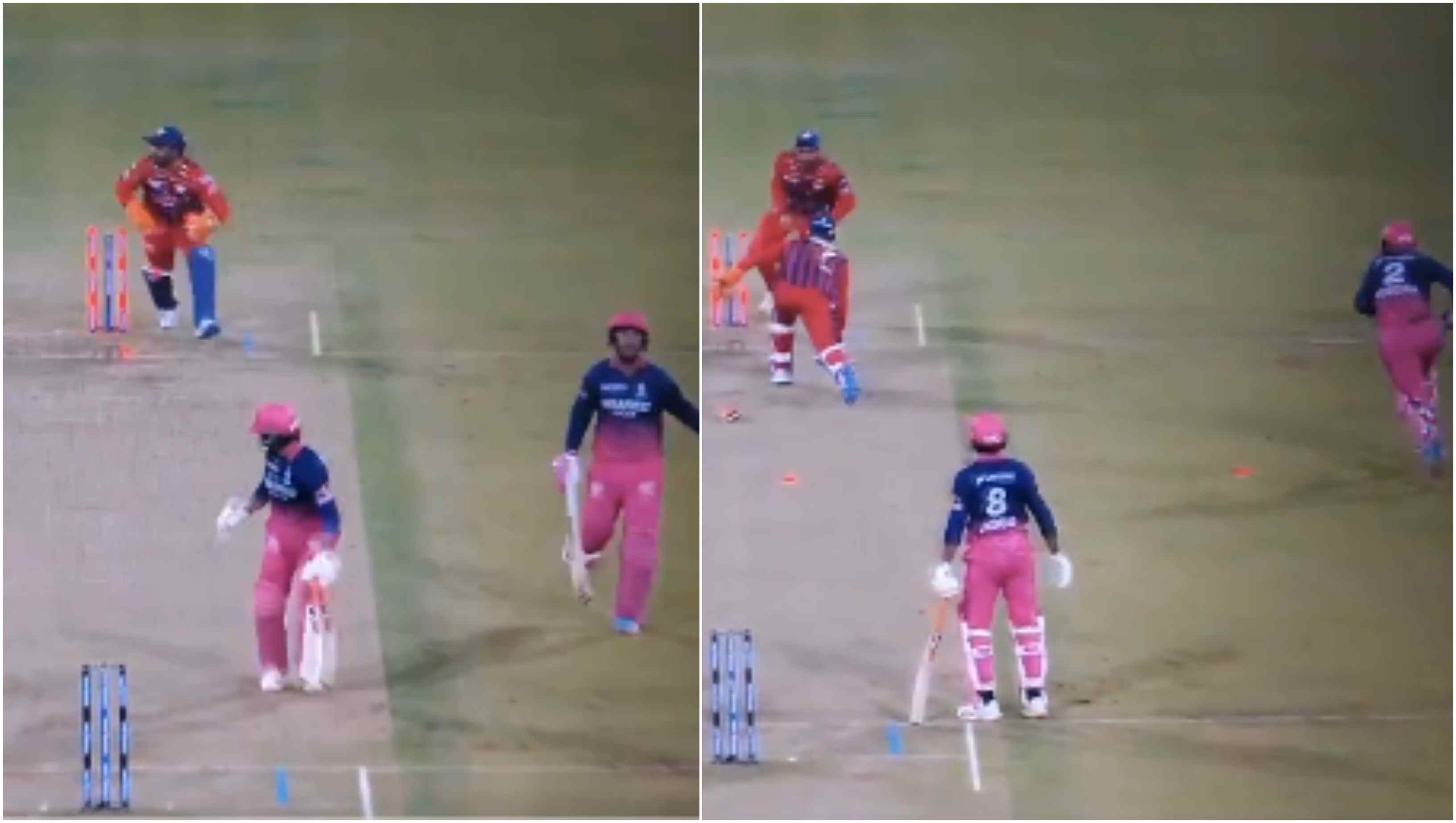The missed run-out opportunity | Screengrab