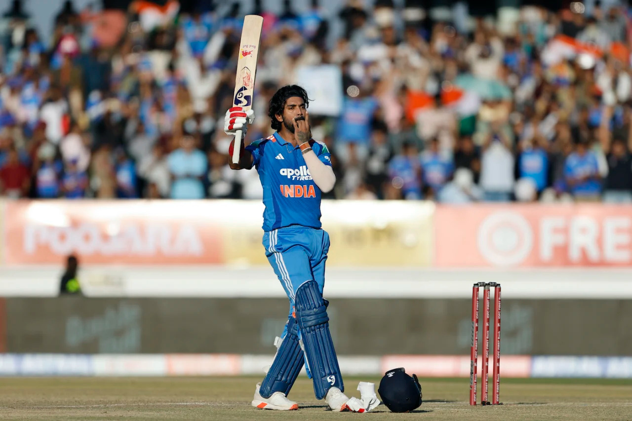 KL Rahul celebrates his 8th ODI ton | Getty