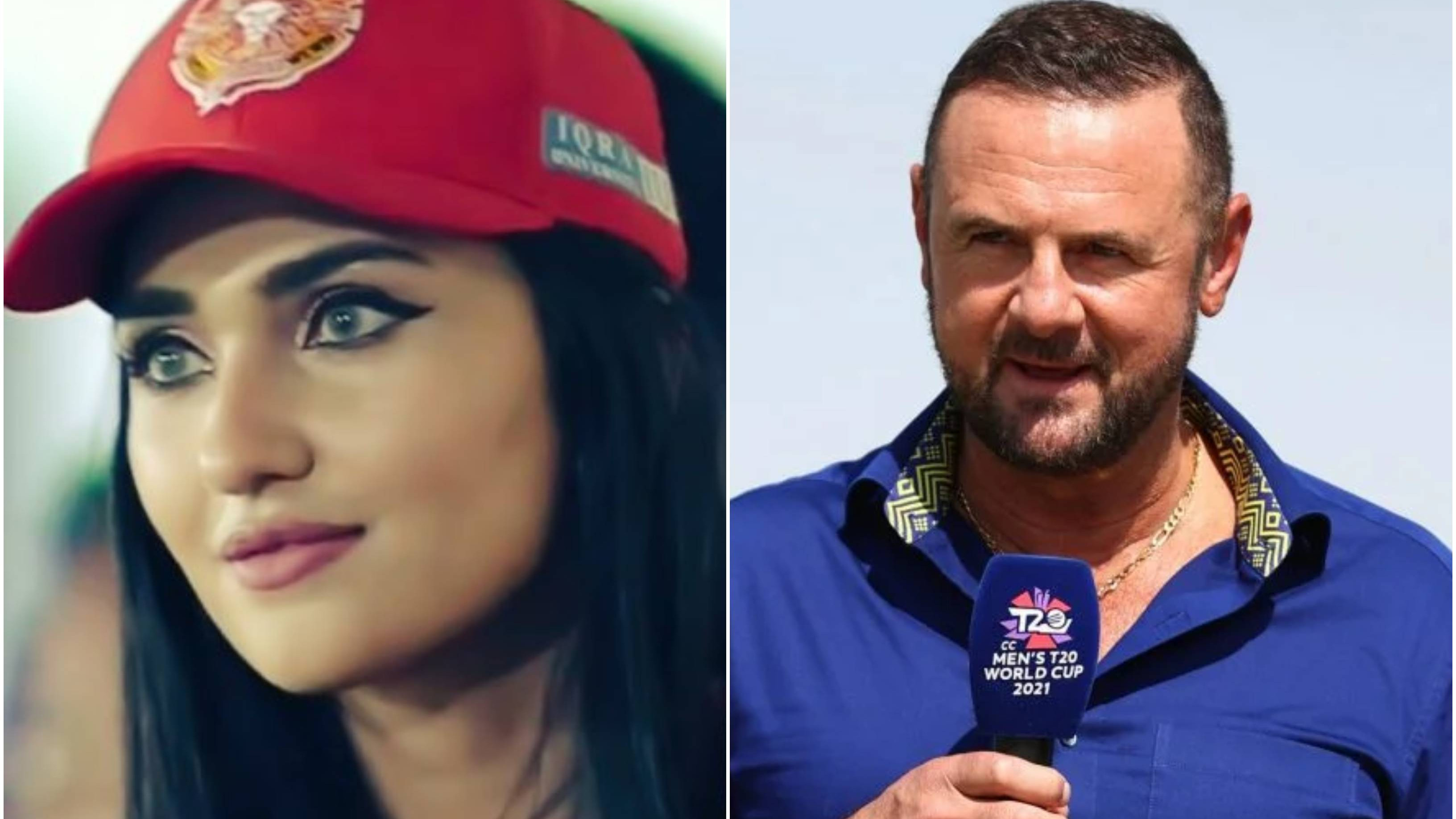 WATCH – “She has won a few hearts,” Simon Doull praises Hasan Ali’s wife’s beauty on-air during a PSL match