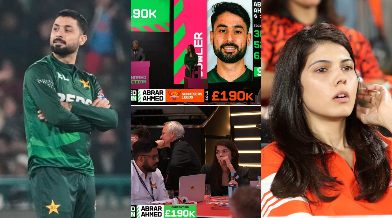 Sunrisers Leeds paid 190,000 pounds for Abrar Ahmed in The Hundred 2026 auction | X