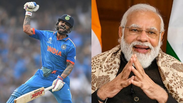 CWC 2023: PM Modi hails Virat Kohli's dedication and exceptional talent after his record-breaking 50th ton
